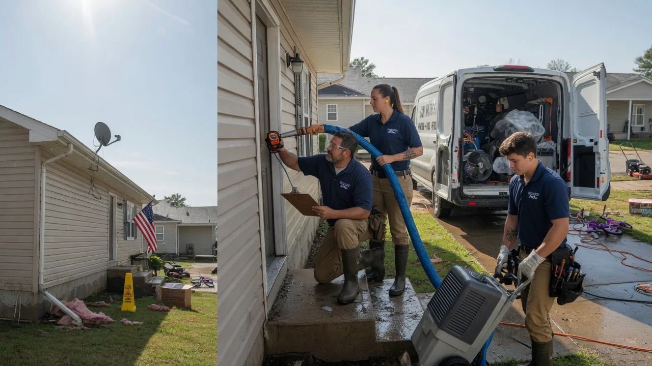 Ceiling Water Damage Restoration in Downing, MO near me